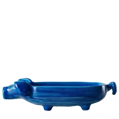 Boletto Blue Pig Figurine by Aldo Londi