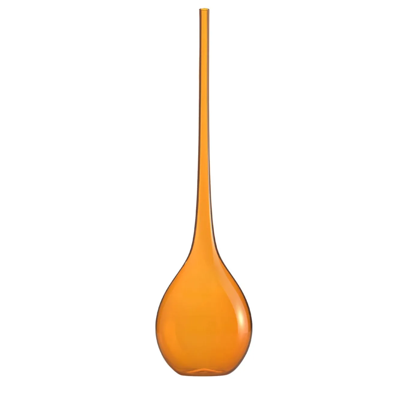 Bolle Orange Drop-Shaped Vase