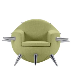Bomb Lime Green Armchair By Simone Micheli