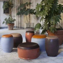 Bombo Azure Stool by Nestor Perkal