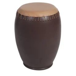 Bombo Dark-Brown Stool by Nestor Perkal