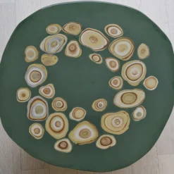BonBon Irregular Golden & Green Coffee Table #2