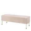 Bonton Cotton Velvet Upholstery Bench