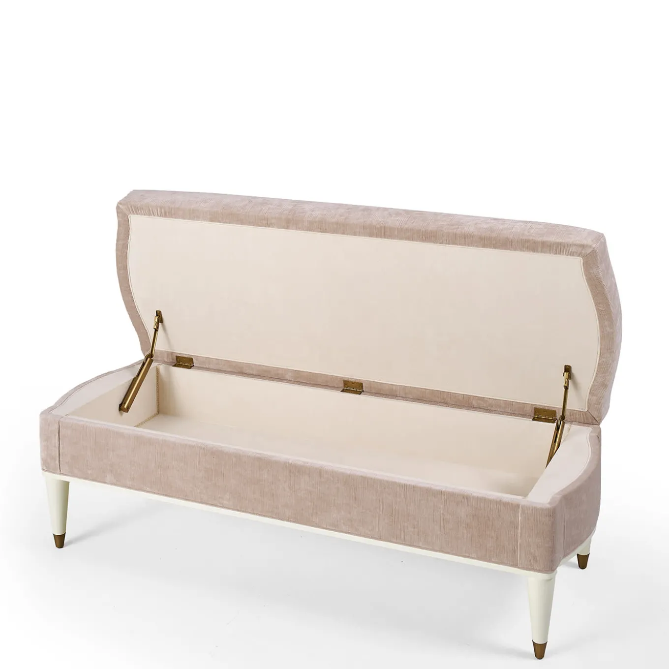 Bonton Cotton Velvet Upholstery Bench