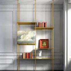 Bookcase 02 Brass