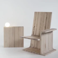 Bookroom Wood Armchair by Gio Tirotto