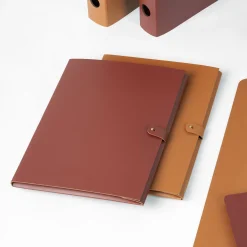 Bordeaux Leather Folder