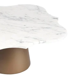 Borromeo 90 White Coffee Table by Salvatore Spataro