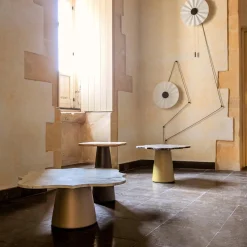 Borromeo 90 White Coffee Table by Salvatore Spataro