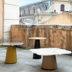 Borromeo 90 White Coffee Table by Salvatore Spataro