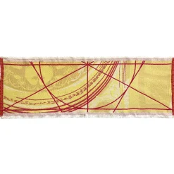 Borromi Double-Sided Runner in Fucsia & Plankton Yellow