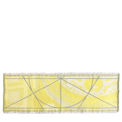 Borromi Double-Sided Runner in Cedar Yellow & Blue Green Alga