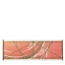 Borromini Double-Sided Runner in Pine Green and Cherry Red