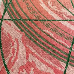 Borromini Double-Sided Runner in Pine Green and Cherry Red