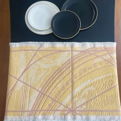 Borromini Double-Sided Runner in Pink and Titty Yellow