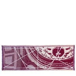 Borromini Double-Sided Runner in Garnet and Himmel Blue