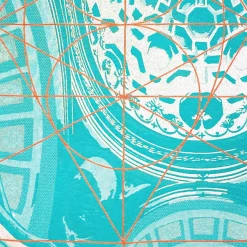 Borromini Tiffany-Blue Jacquard Tapestry