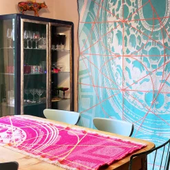 Borromini Tiffany-Blue Jacquard Tapestry