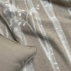 Bosco Fringed Brown Handpainted Blanket