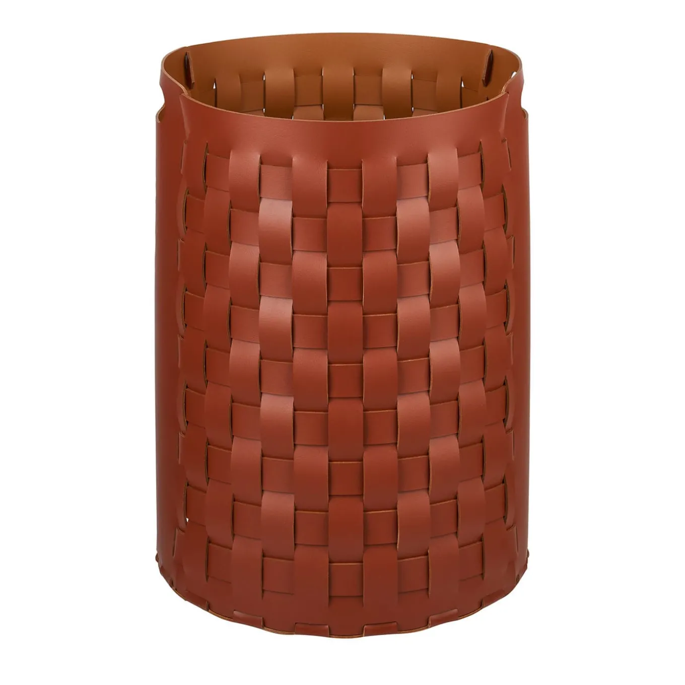Bottega Cognac/Bordeaux Laundry Basket by Ekaterina Borovkova
