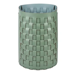 Bottega Eucalyptus/Sky Blue Laundry Basket by Ekaterina Borovkova