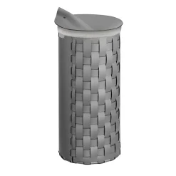 Bottega Gray/Black Laundry Basket by Ekaterina Borovkova