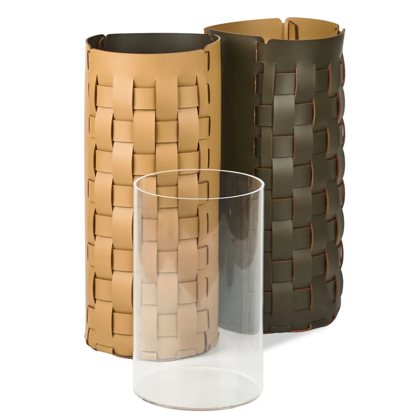 Bottega Mustard/Olive Umbrella Stand by Ekaterina Borovkova