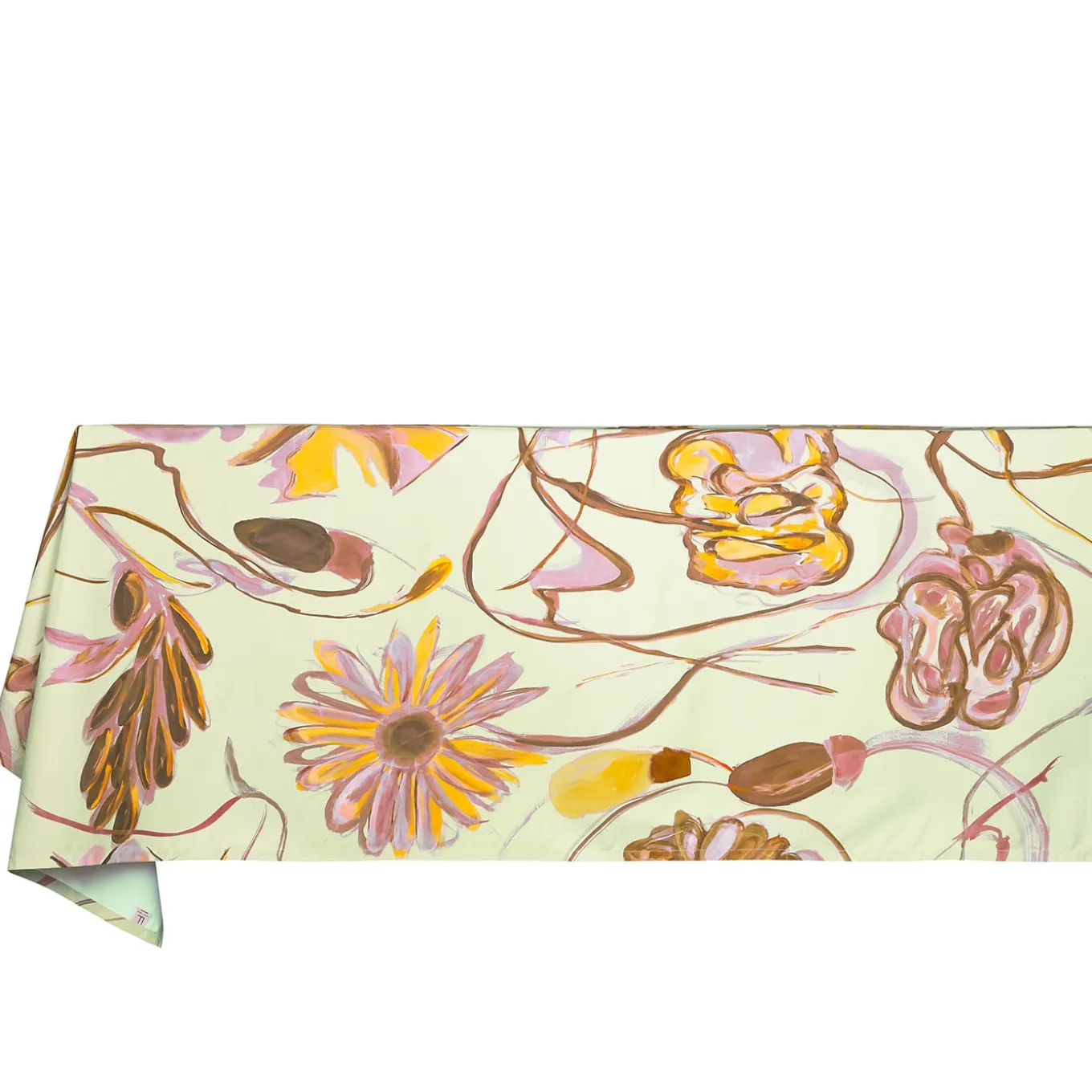 Bouquet Green Tablecloth