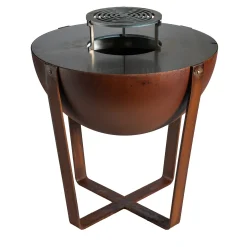 BQ154 Iris half-sphere Iron Barbecue