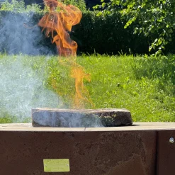 BQ154 Iris half-sphere Iron Barbecue