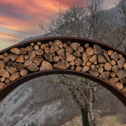 BQ166 WOW Corten Steel Circular Barbecue