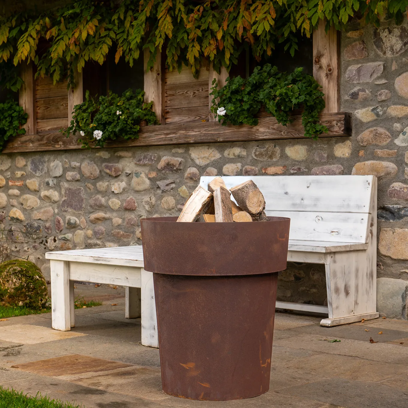 BR136 Vaso Corten Steel Fire Pit