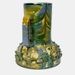 Bradamante Mirror Green Vase