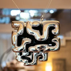 Brain Drain Chrome Sculpture