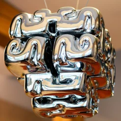 Brain Drain Chrome Sculpture