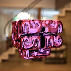 Brain Drain Magenta Sculpture