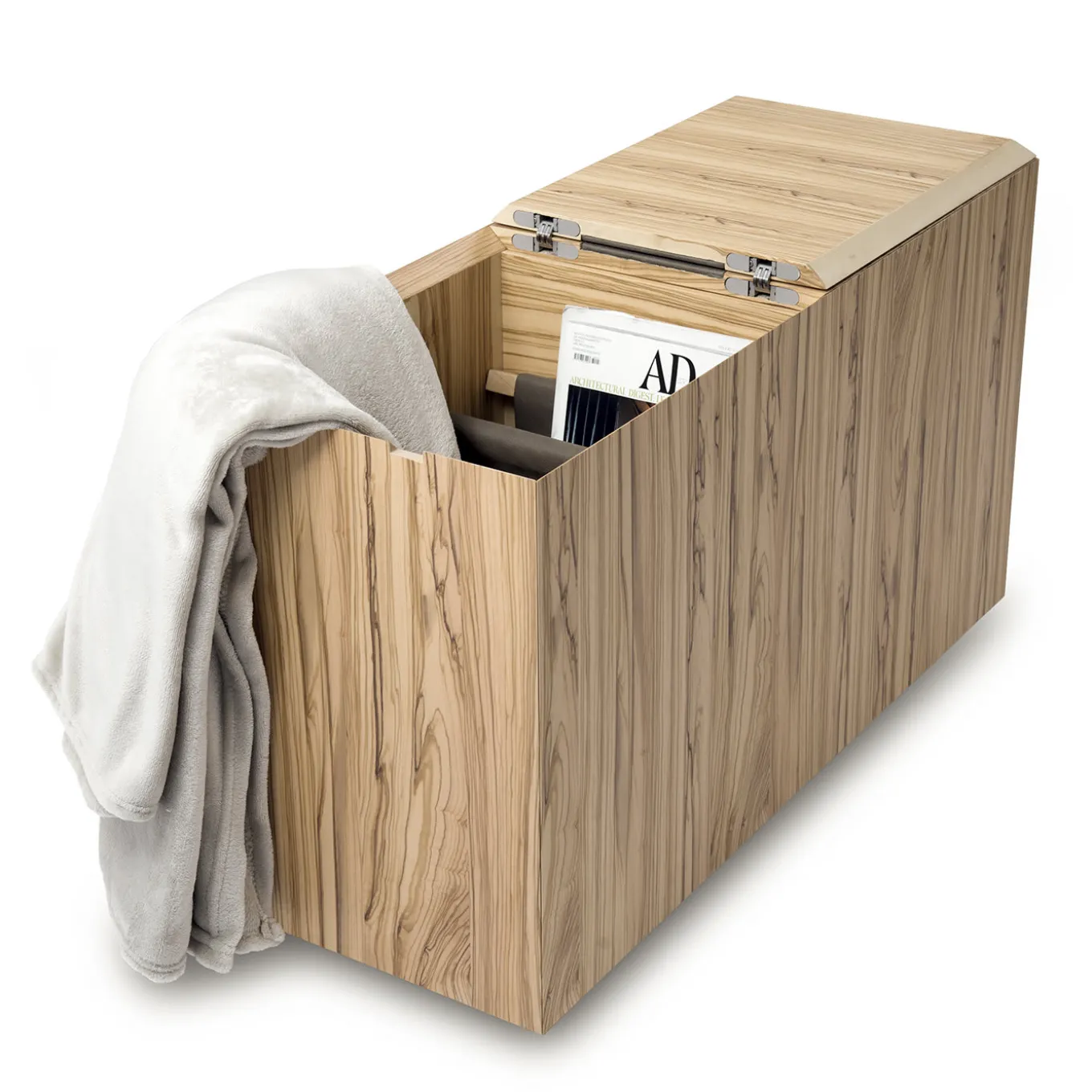 Brandy Olive-Wood Bottle-Holder Table