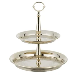 Brass Backsplash with Double Plates