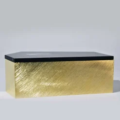 Brass Box with Agate Lid