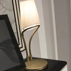 Brass Short Table Lamp