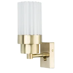 Brass Structure and Curved Glass Medium Applique