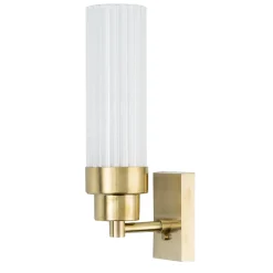 Brass Structure and Curved Glass Small Applique