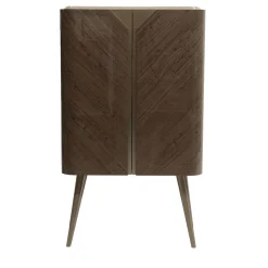 Brent Eucalyptus Wood Bar Cabinet