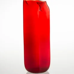 Bricco Red Glass Pitcher