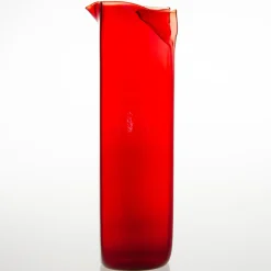Bricco Red Glass Pitcher