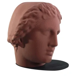 Brick Red Betti Stool by Marialaura Rossiello Studio Irvine