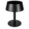 BR113N Lampada Alta round Black Steel Firepit