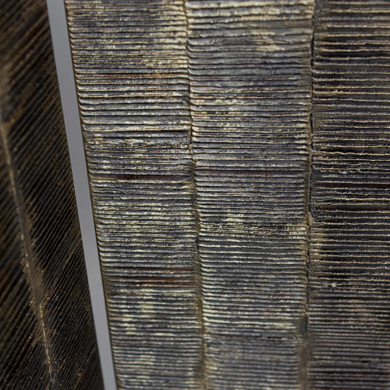 Bronze Four-Panel Room Divider