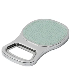 Brooklyn Green and Chrome Bottle Opener