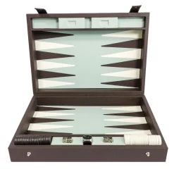 Brown Backgammon Box Game